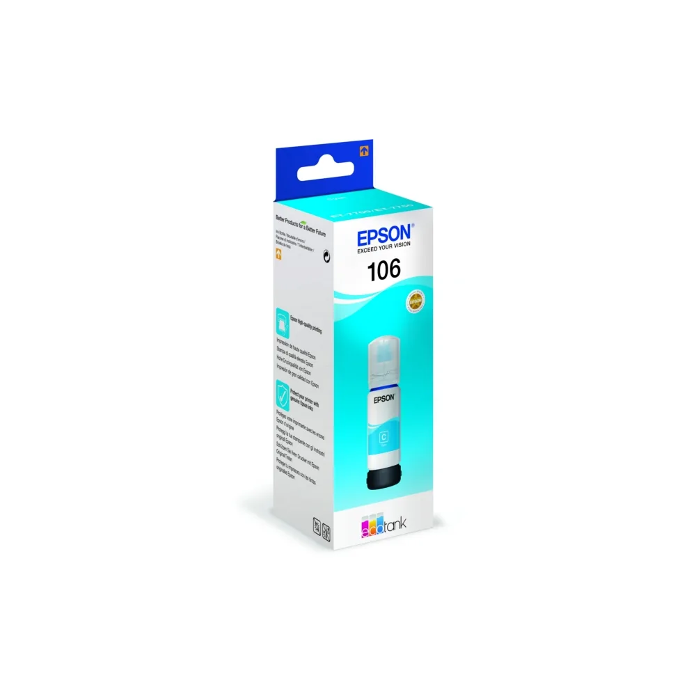 Original Epson C13T00R240 / 106 Tintenflasche cyan