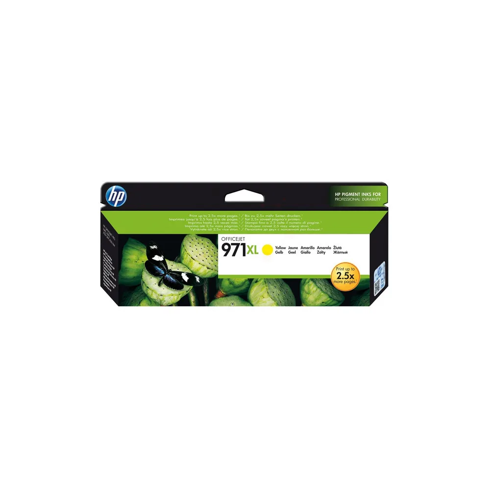 Original HP CN628AE / 971XL Tintenpatrone gelb