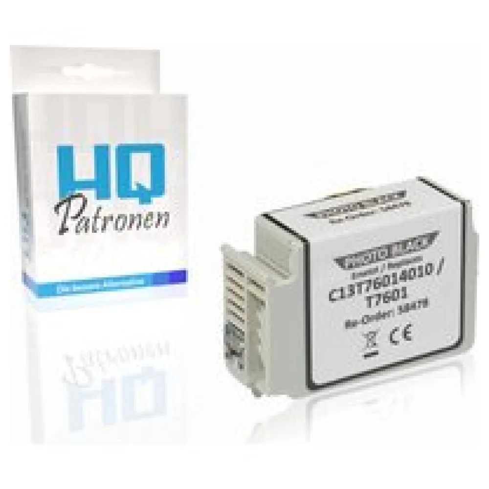 Kompatibel zu Epson C13T76014010 / T7601 Tintenpatrone, foto schwarz – Bild 2