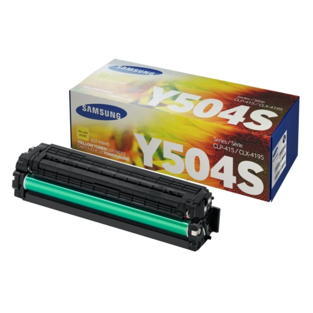 Original Samsung / HP SU502A / CLTY504S Toner gelb