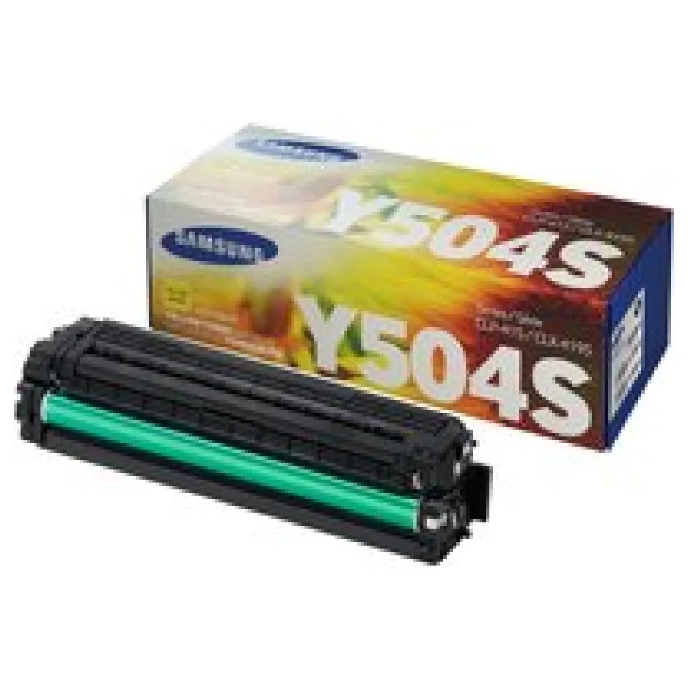 Original Samsung / HP SU502A / CLTY504S Toner gelb – Bild 2