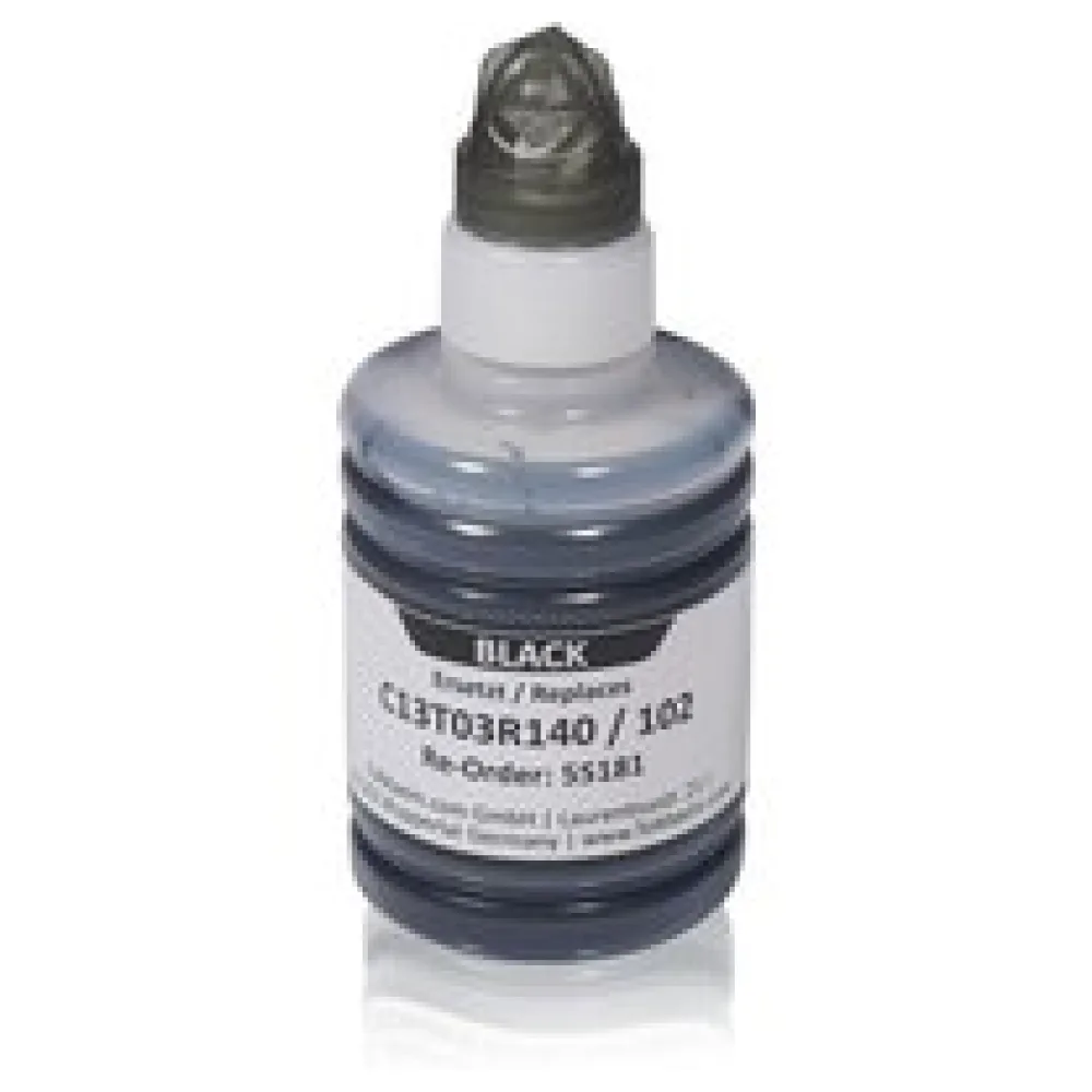 Kompatibel zu Epson C13T03R140 / 102 Tintenflasche, schwarz – Bild 2
