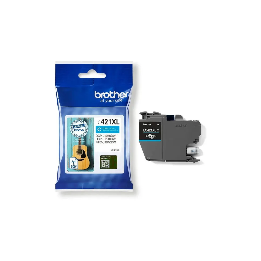 Original Brother LC421XLC Tintenpatrone cyan