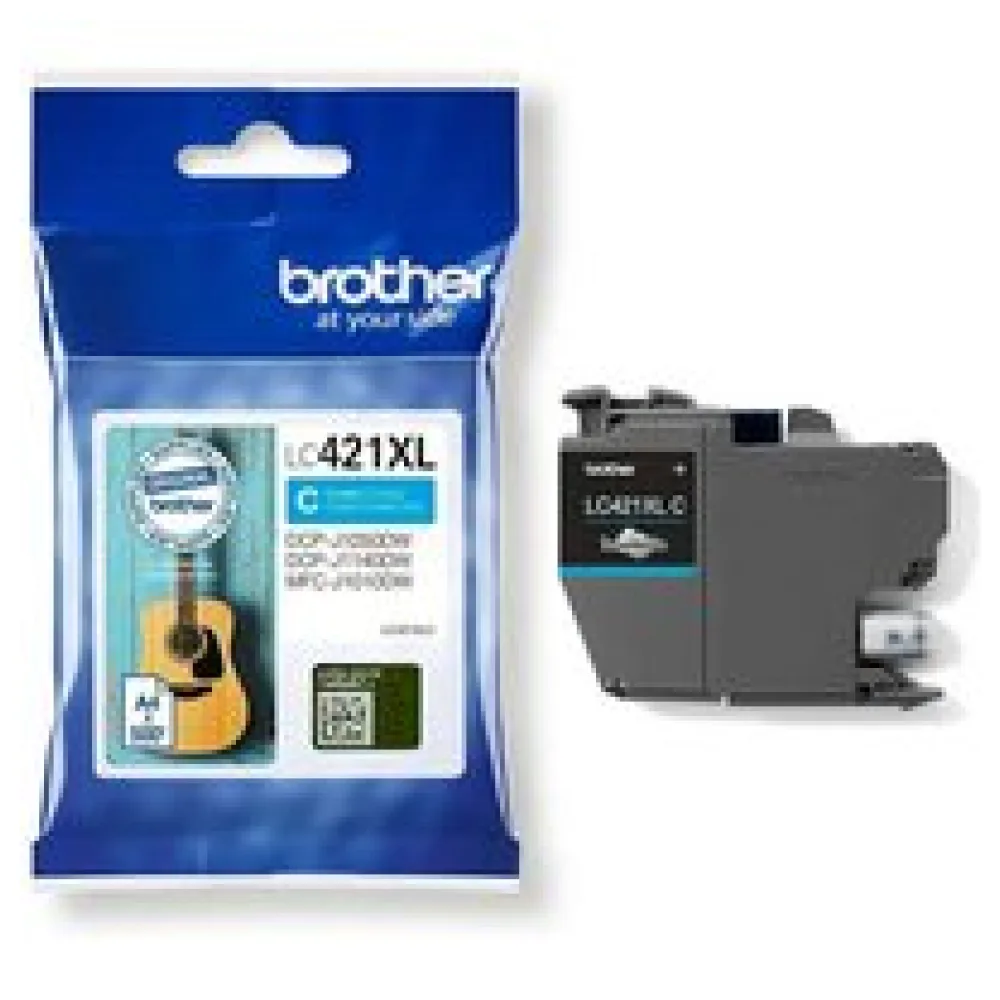 Original Brother LC421XLC Tintenpatrone cyan – Bild 2