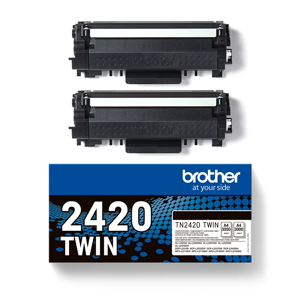 Original Brother TN2420TWIN Toner schwarz