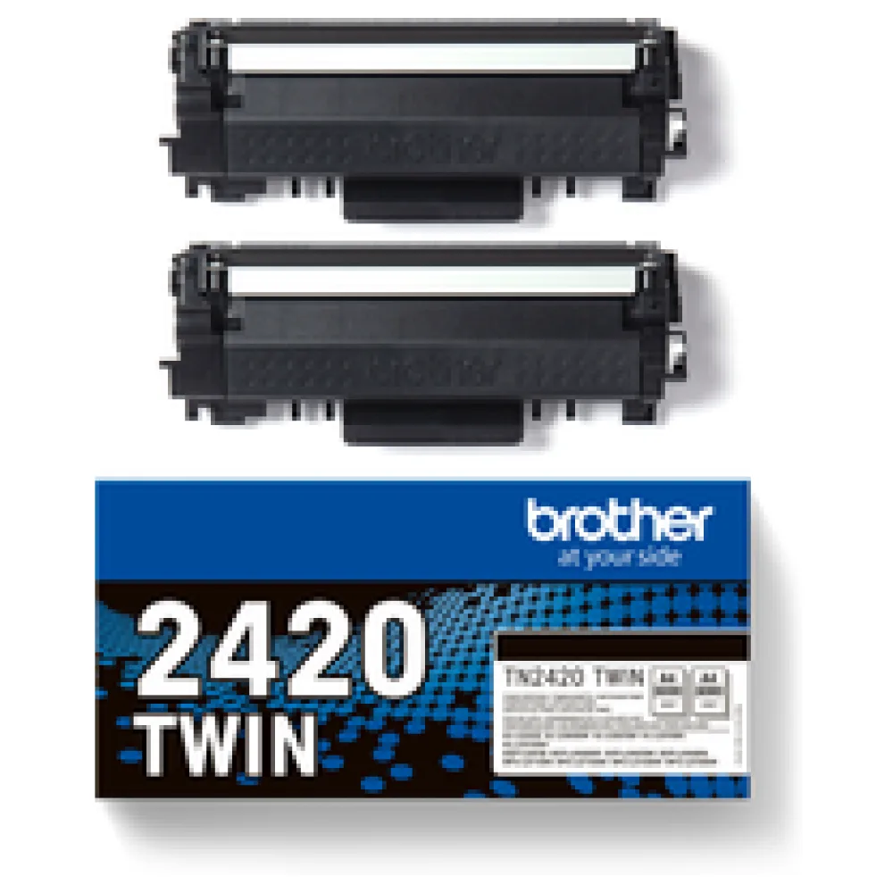 Original Brother TN2420TWIN Toner schwarz – Bild 2