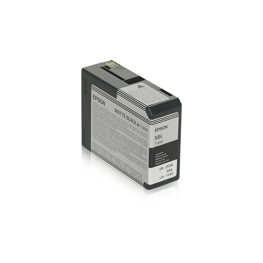 Original Epson C13T58080N / T5808 Tintenpatrone schwarz matt
