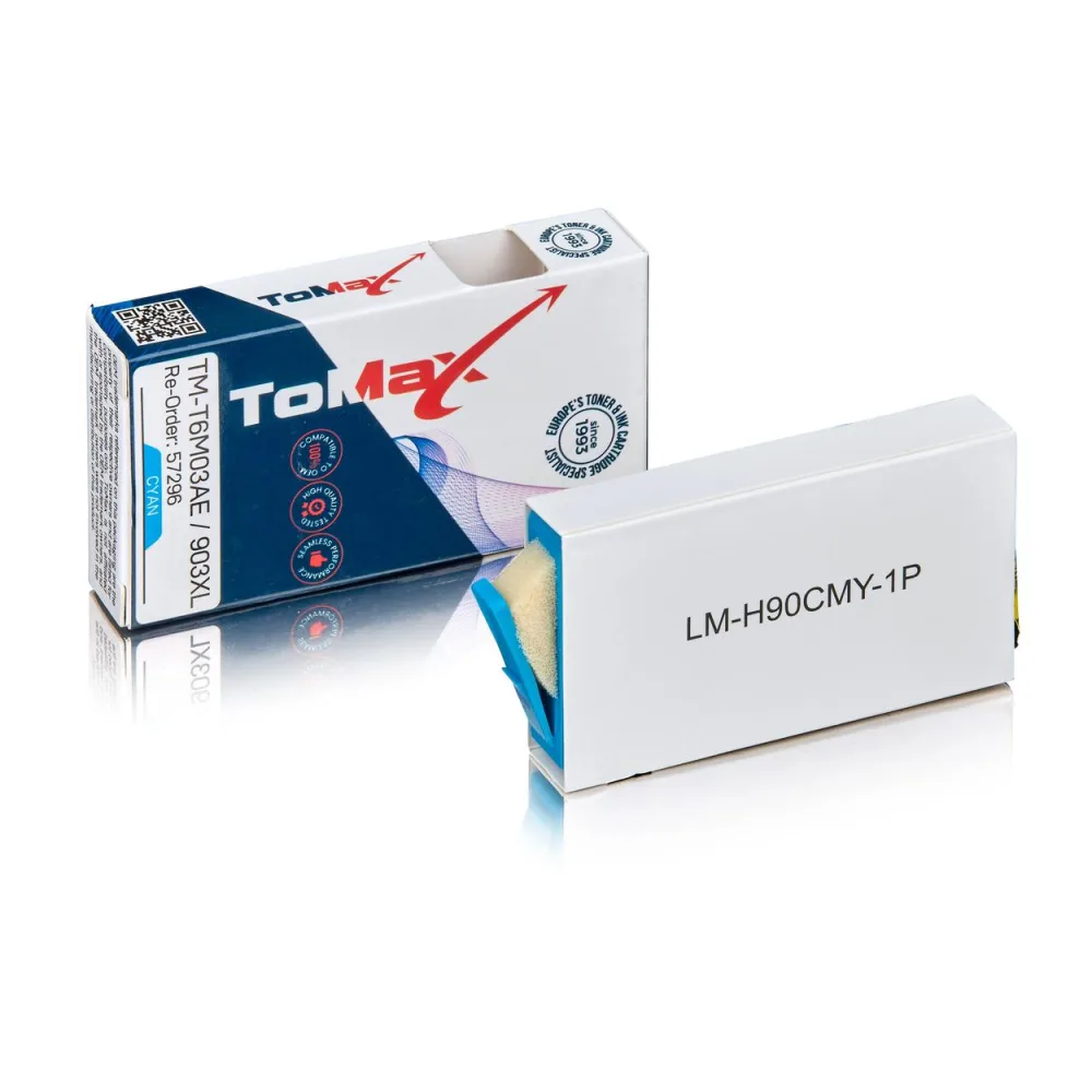 ToMax Premium ersetzt HP T6M03AE / 903XL Tintenpatrone, cyan