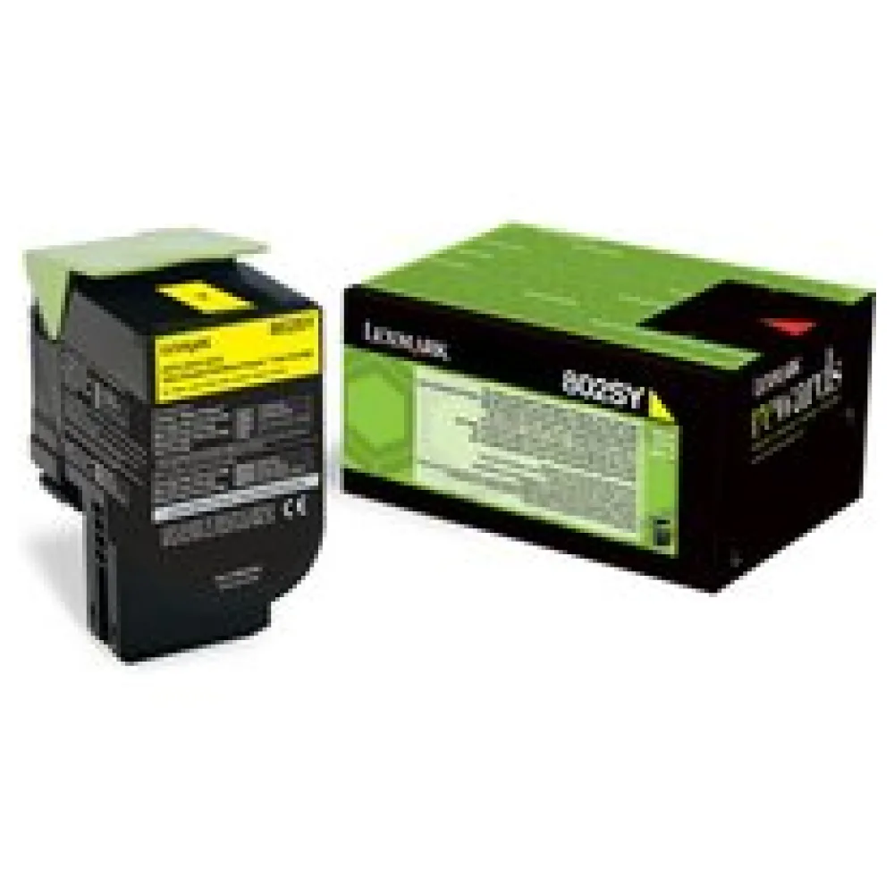 Original Lexmark 80C2SY0 / 802SY Toner gelb – Bild 2