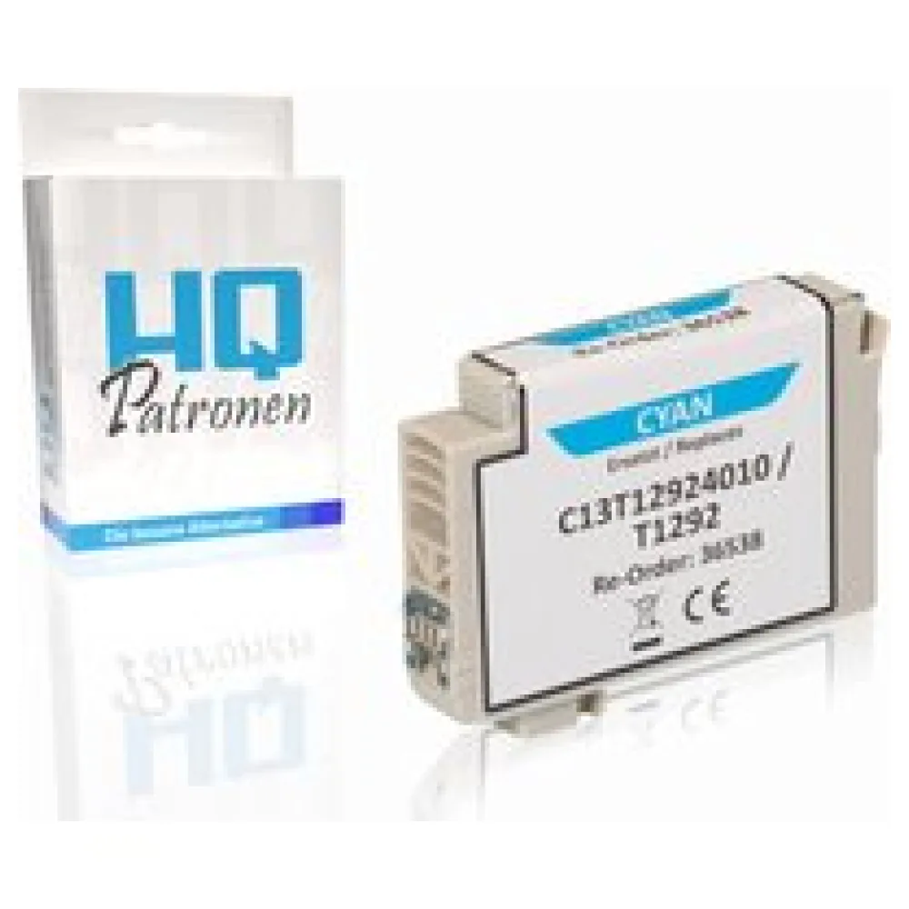 Kompatibel zu Epson C13T12924010 / T1292 Tintenpatrone, cyan – Bild 2