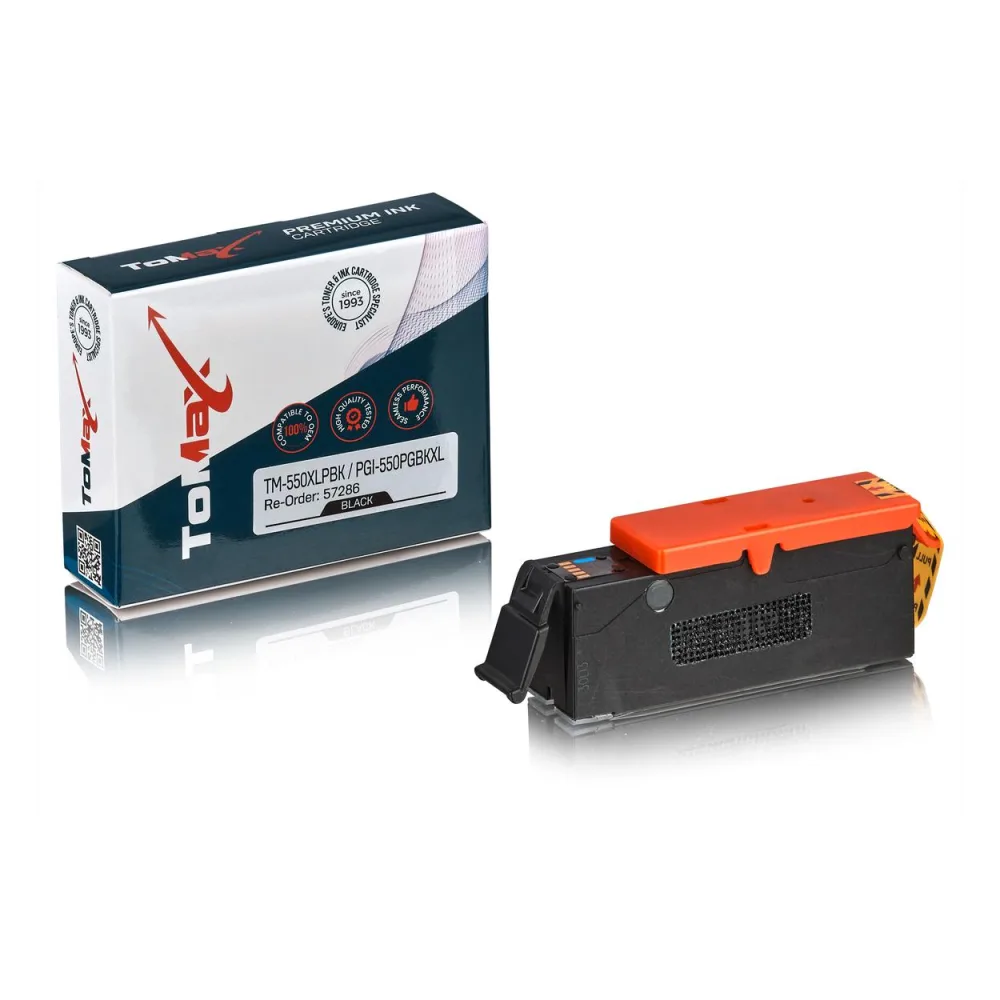 ToMax Premium ersetzt Canon 6431B001 / PGI-550PGBKXL Tintenpatrone, Pigment schwarz