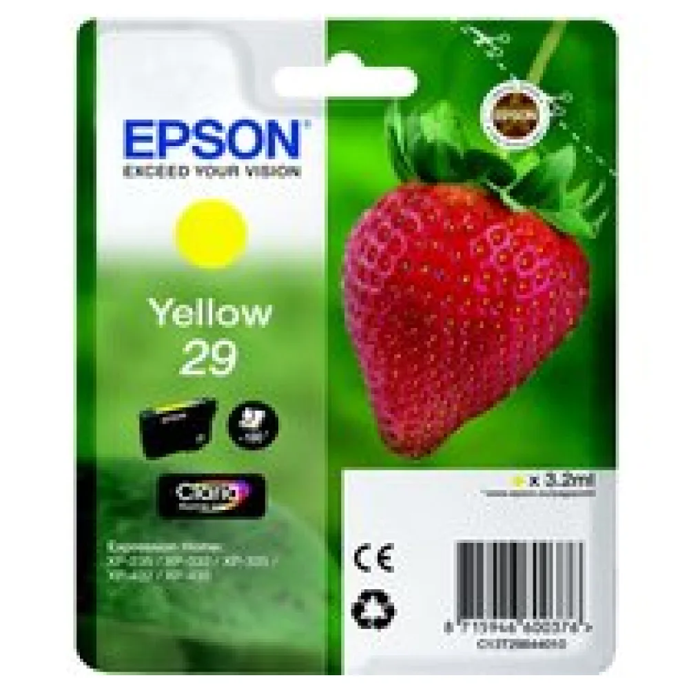 Original Epson C13T29844012 / 29 Tintenpatrone gelb – Bild 2