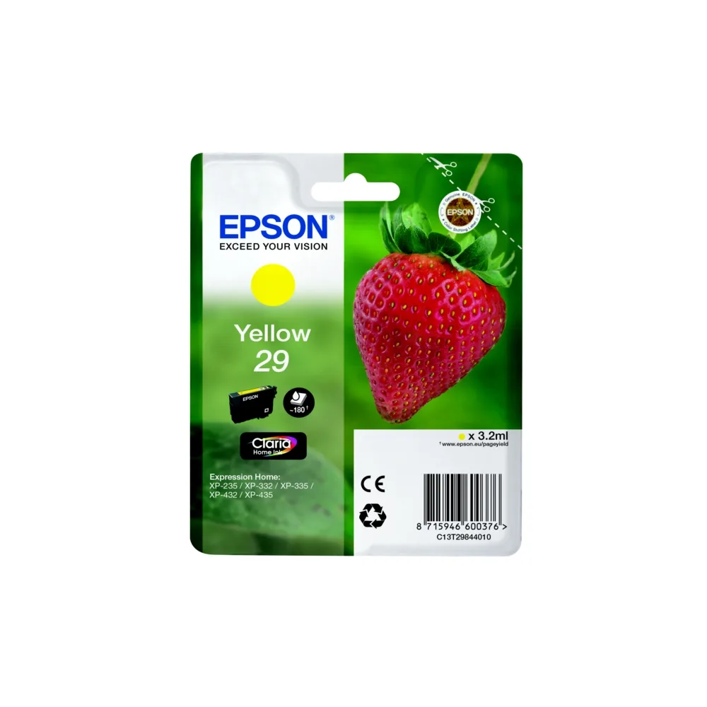 Original Epson C13T29844012 / 29 Tintenpatrone gelb