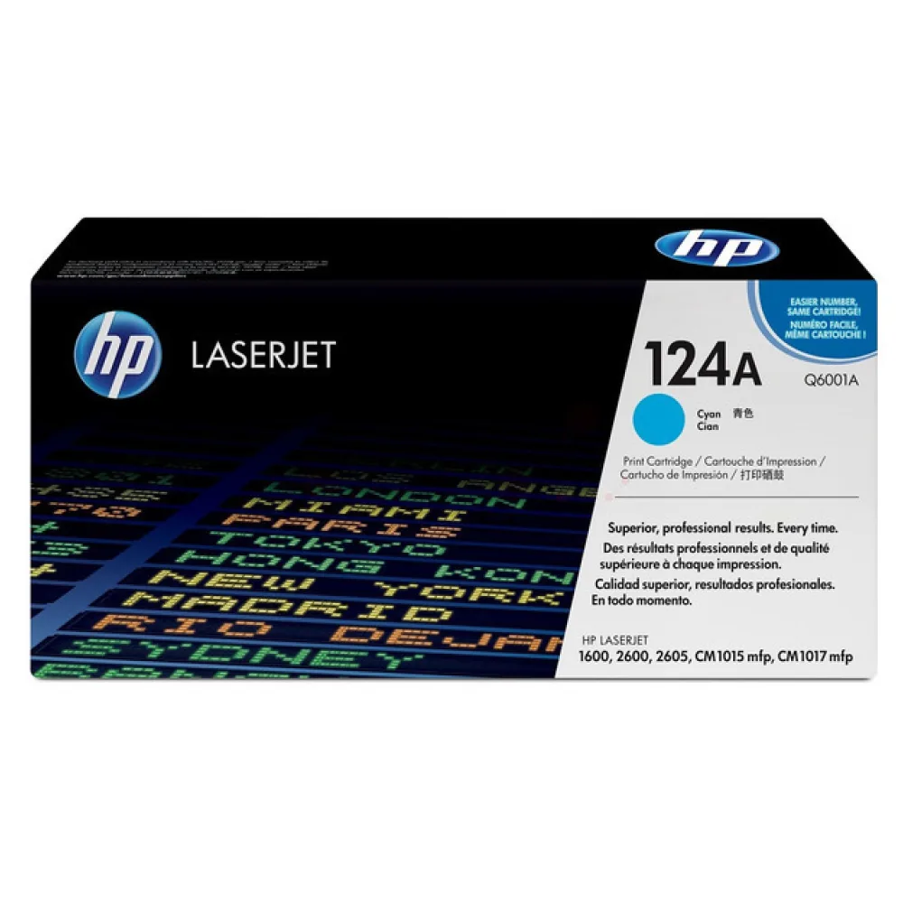 Original HP Q6001A / 124A Toner cyan