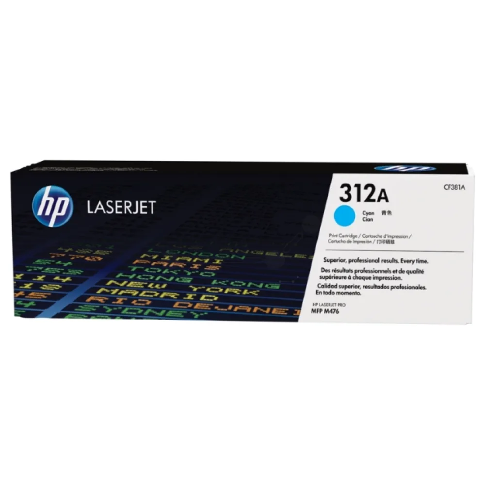 Original HP CF381A / 312A Toner cyan