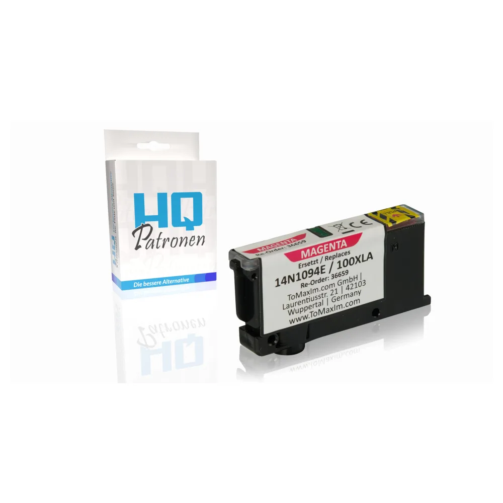 Kompatibel zu Lexmark 14N1094E / 100XLA Tintenpatrone, magenta