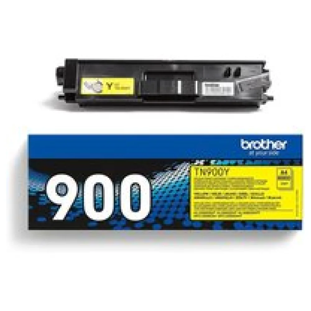 Original Brother TN900Y Toner gelb – Bild 2