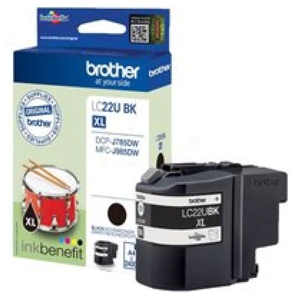 Original Brother LC22UBK Tintenpatrone schwarz – Bild 2