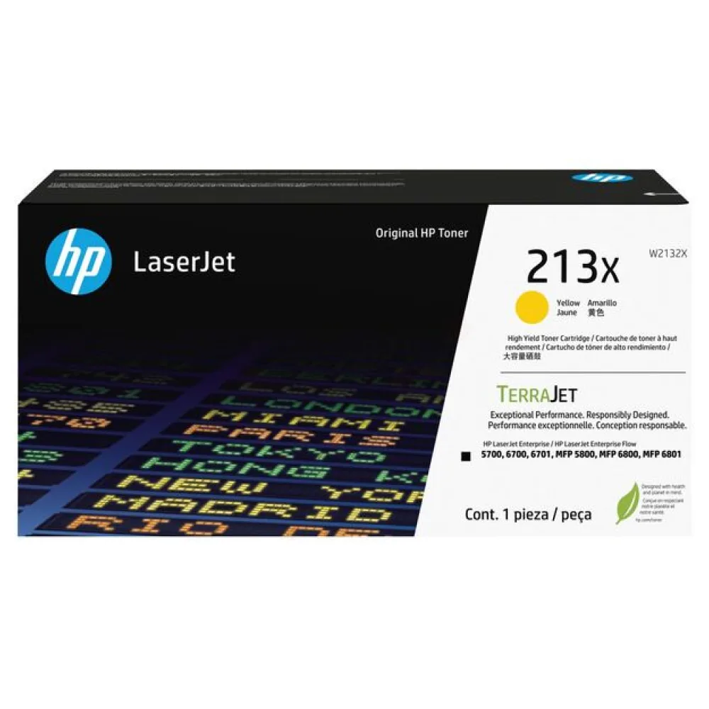 Original HP W2132X / 213X Toner gelb
