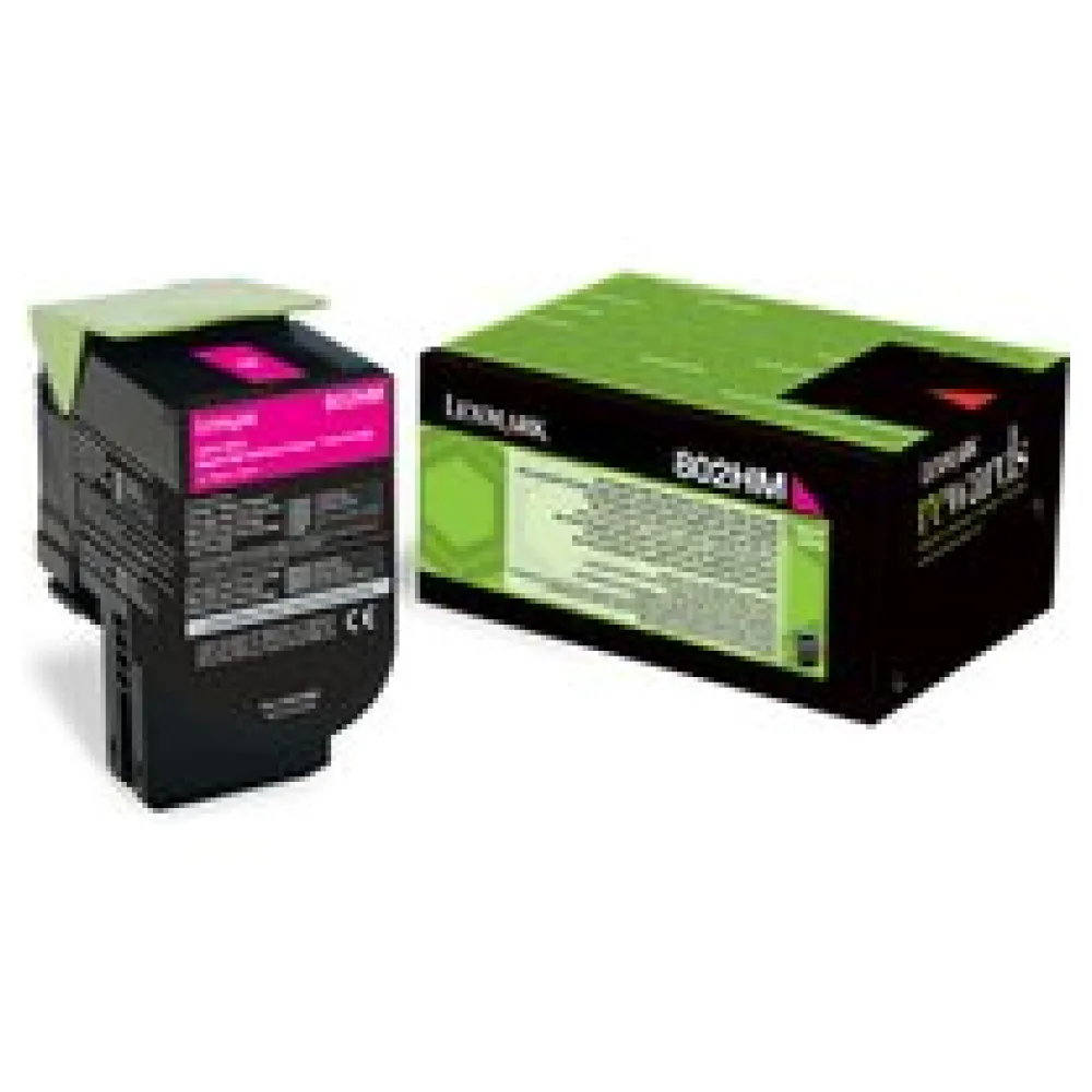 Original Lexmark 80C2HM0 / 802HM Toner magenta – Bild 2