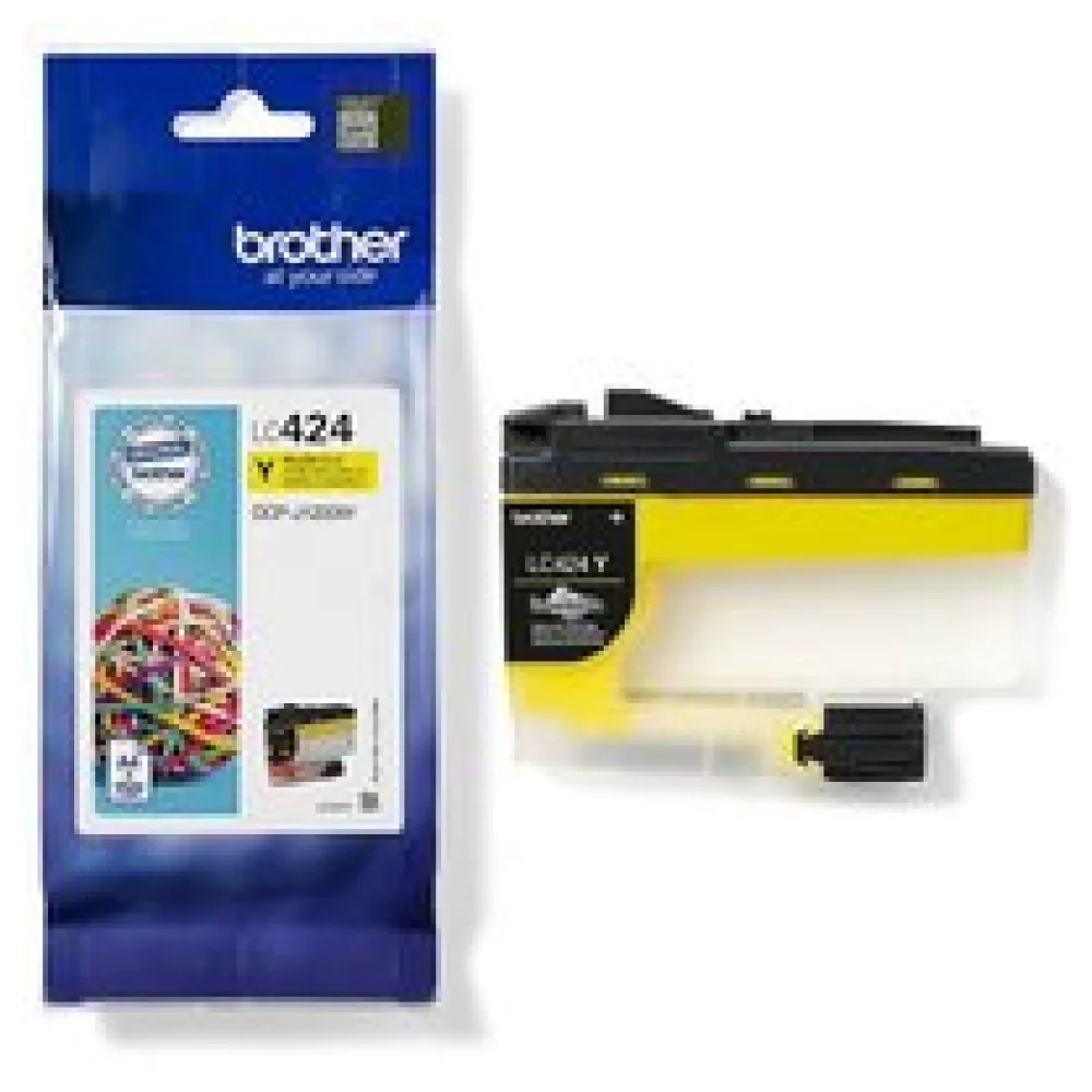 Original Brother LC424Y Tintenpatrone gelb – Bild 2