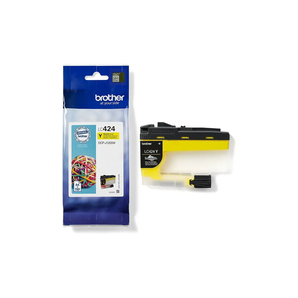 Original Brother LC424Y Tintenpatrone gelb