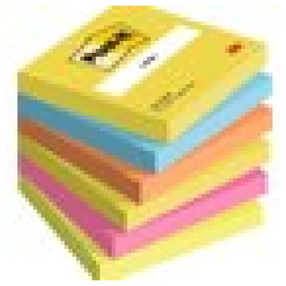 POST-IT Haftnotiz Notes Energetic Collection 76x76 mm, sortiert, 6 x 100 Blatt – Bild 3