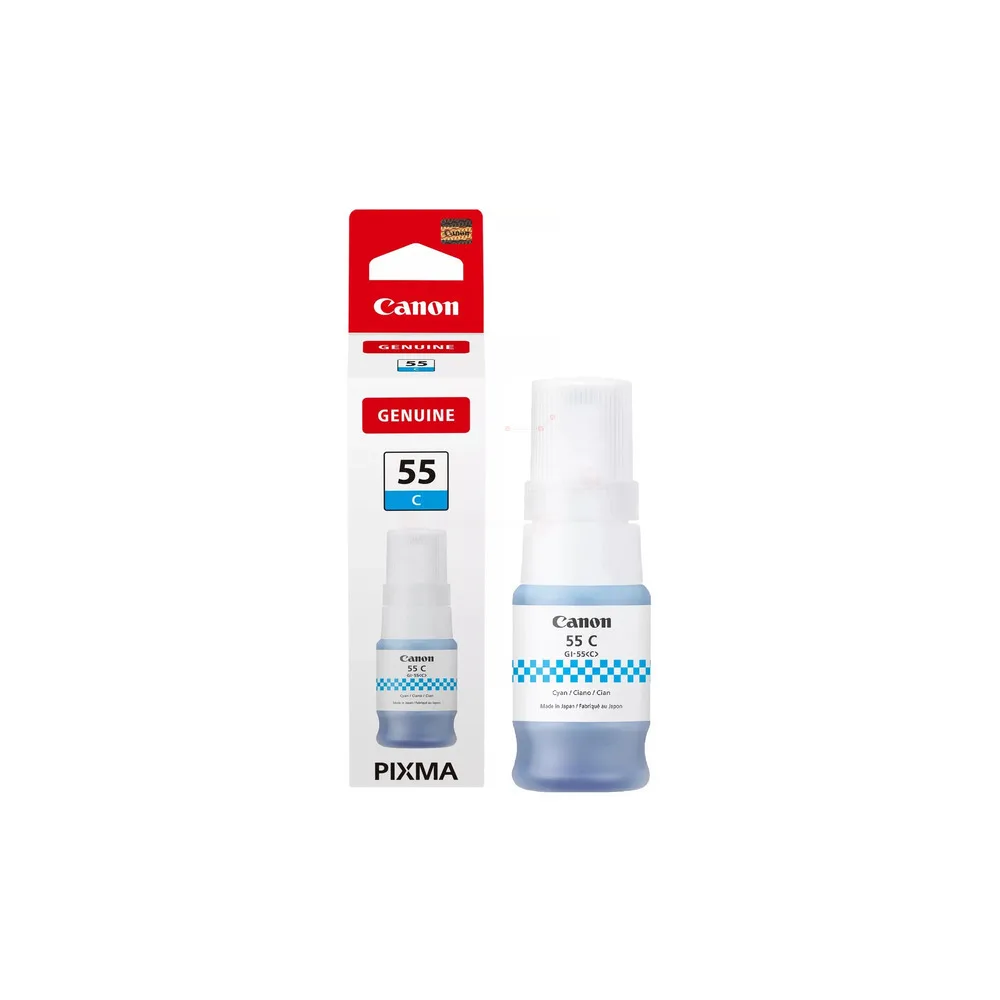 Original Canon 6289C001 / GI55C Tintenflasche cyan