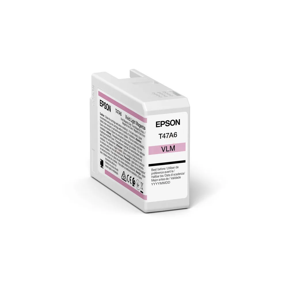 Original Epson C13T47A600 / T47A6 Tintenpatrone magenta hell