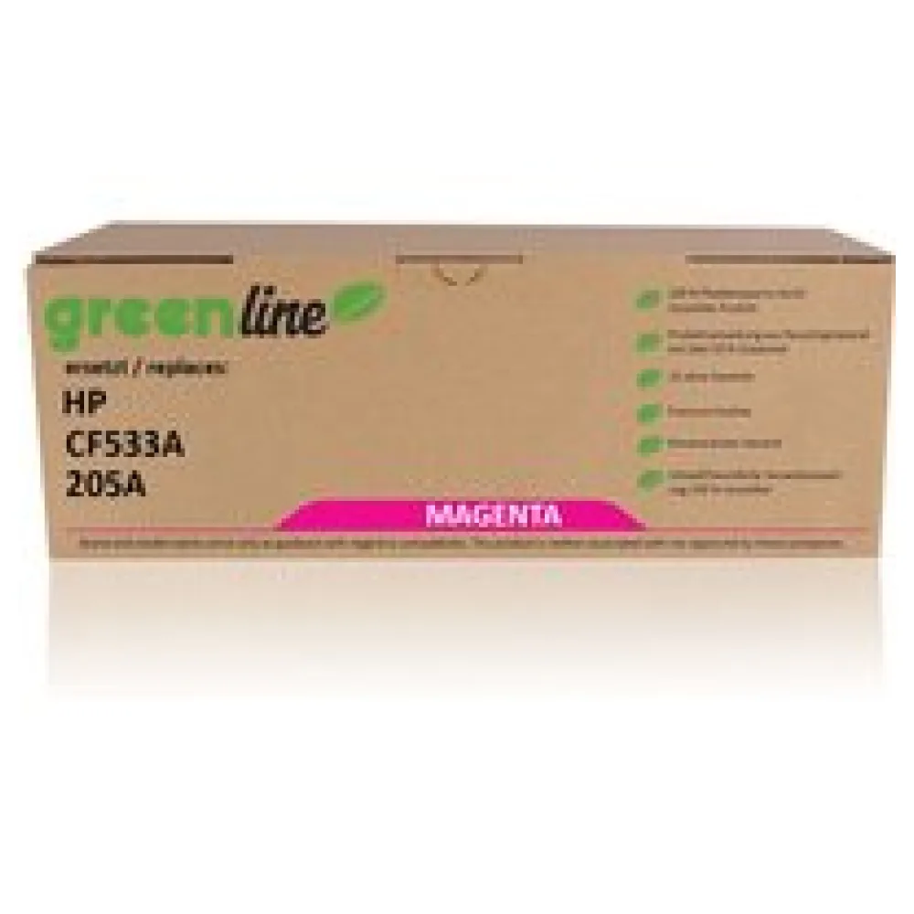 greenline ersetzt HP CF533A / 205A Tonerkartusche, magenta – Bild 2