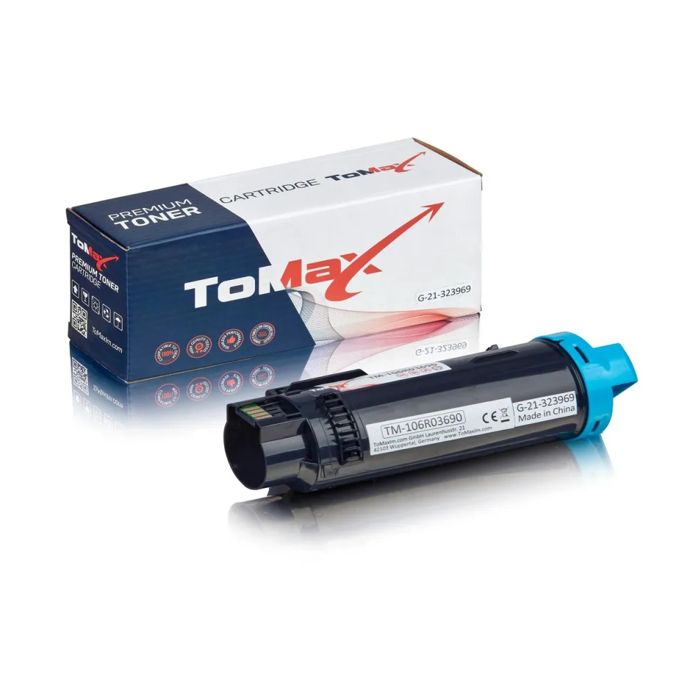 ToMax Premium ersetzt Xerox 106R03690 Toner, cyan