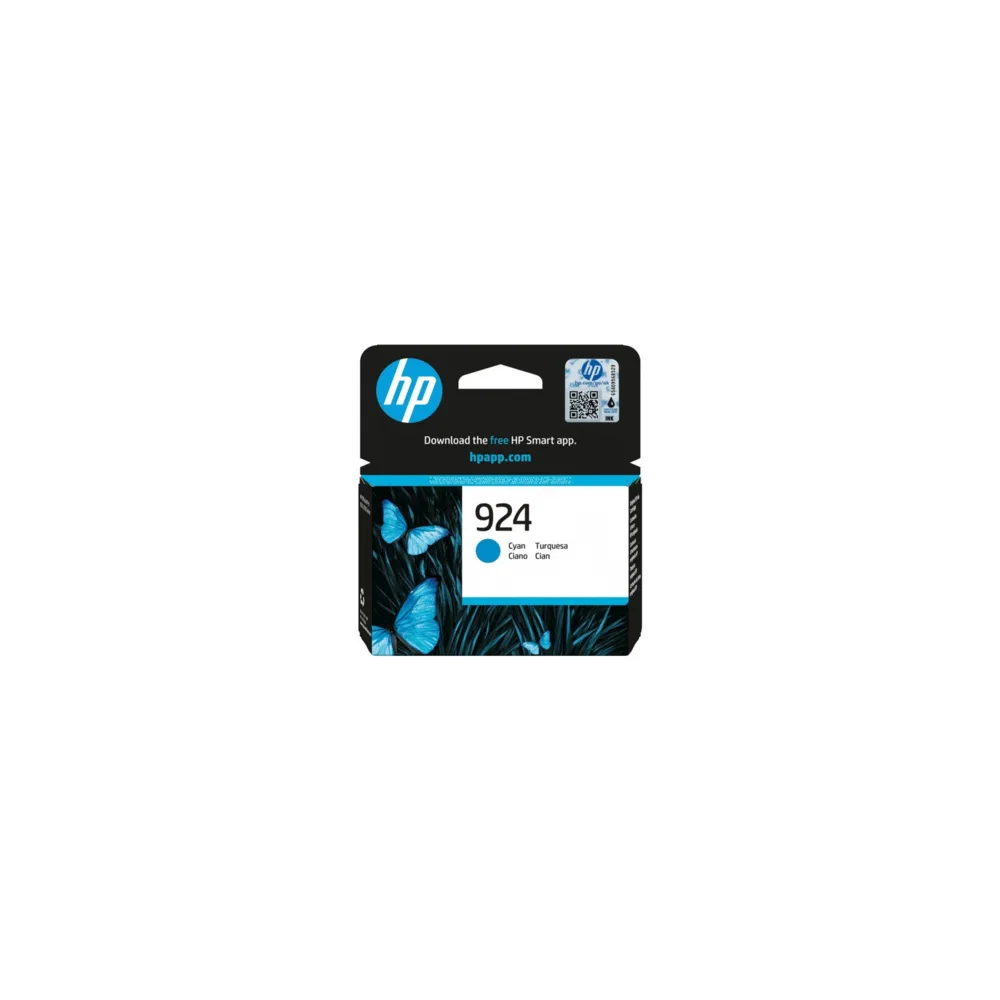 Original HP 4K0U3NE / 924 Tintenpatrone cyan