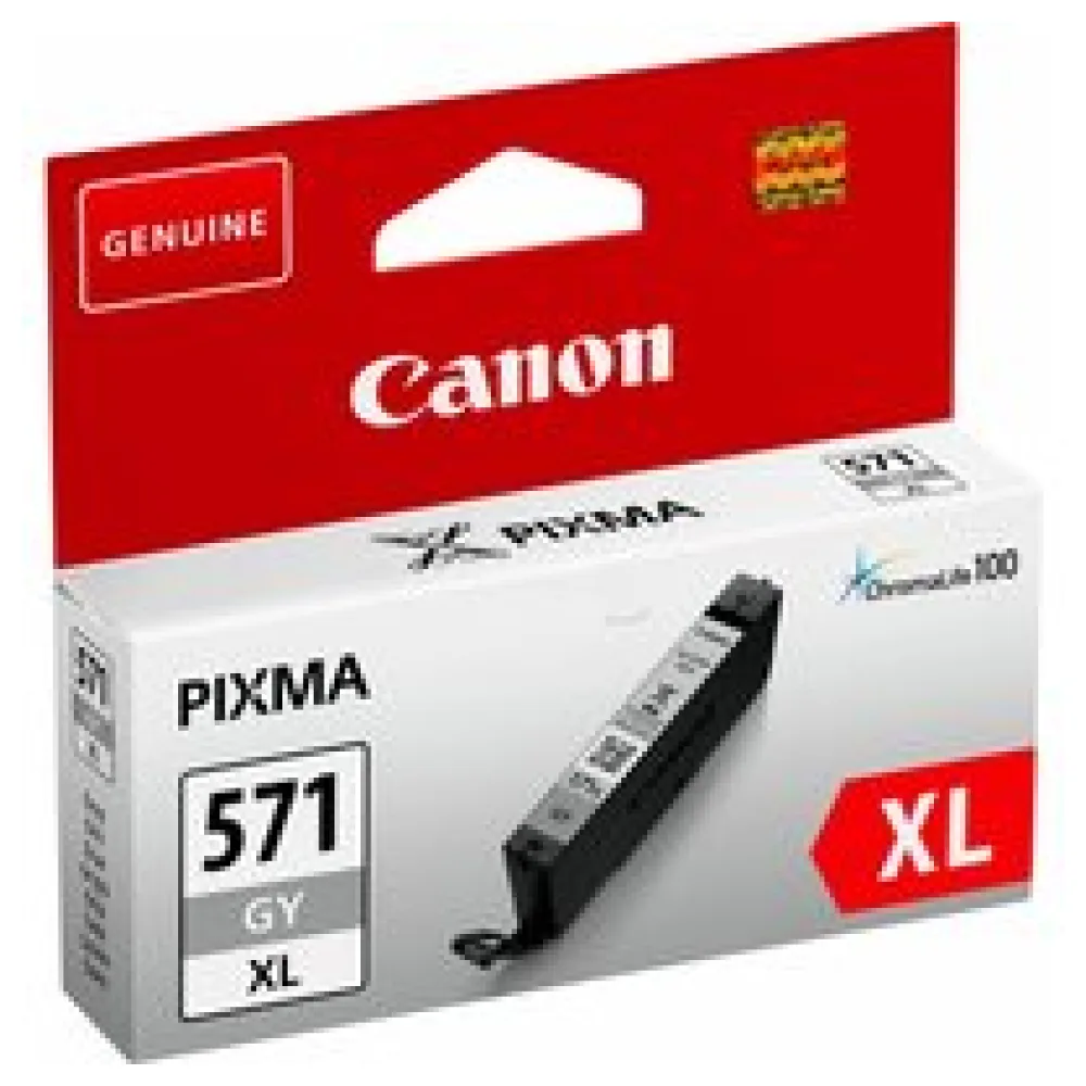 Original Canon 0335C001 / CLI571GYXL Tintenpatrone grau – Bild 2