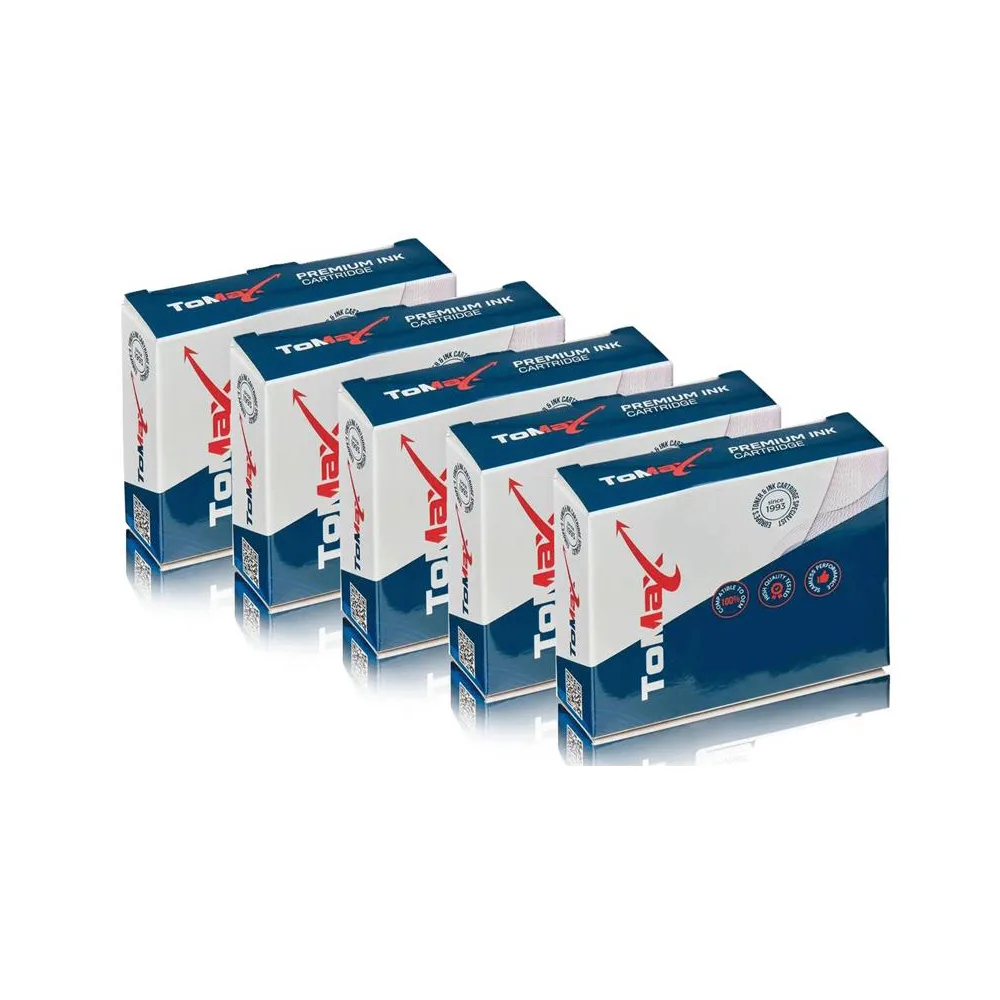 ToMax Multipack ersetzt Canon 2932B001 / PGI-520PGBK enthält 5x Tintenpatrone
