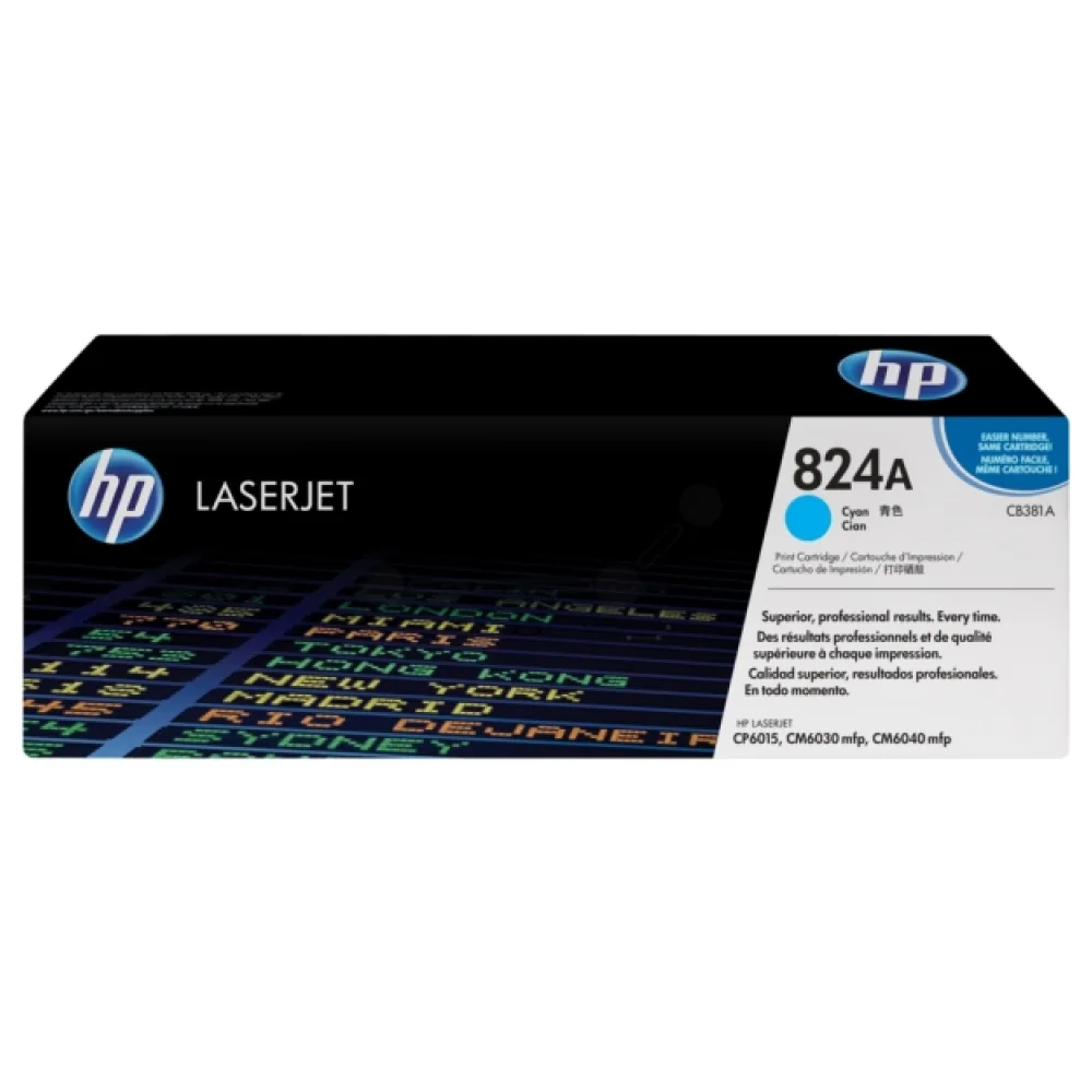 Original HP CB381A / 824A Toner cyan