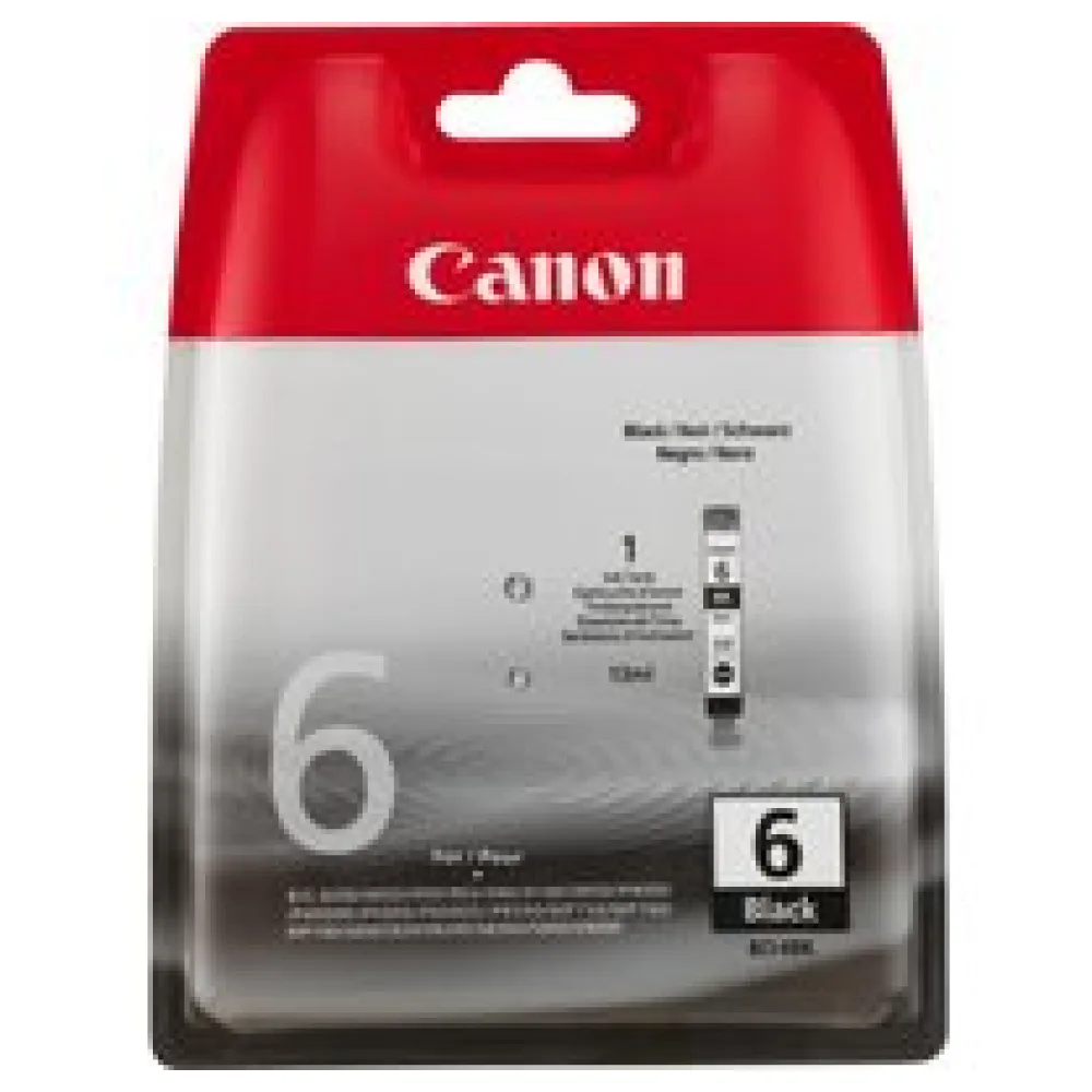 Original Canon 4705A002 / BCI6BK Tintenpatrone schwarz – Bild 2