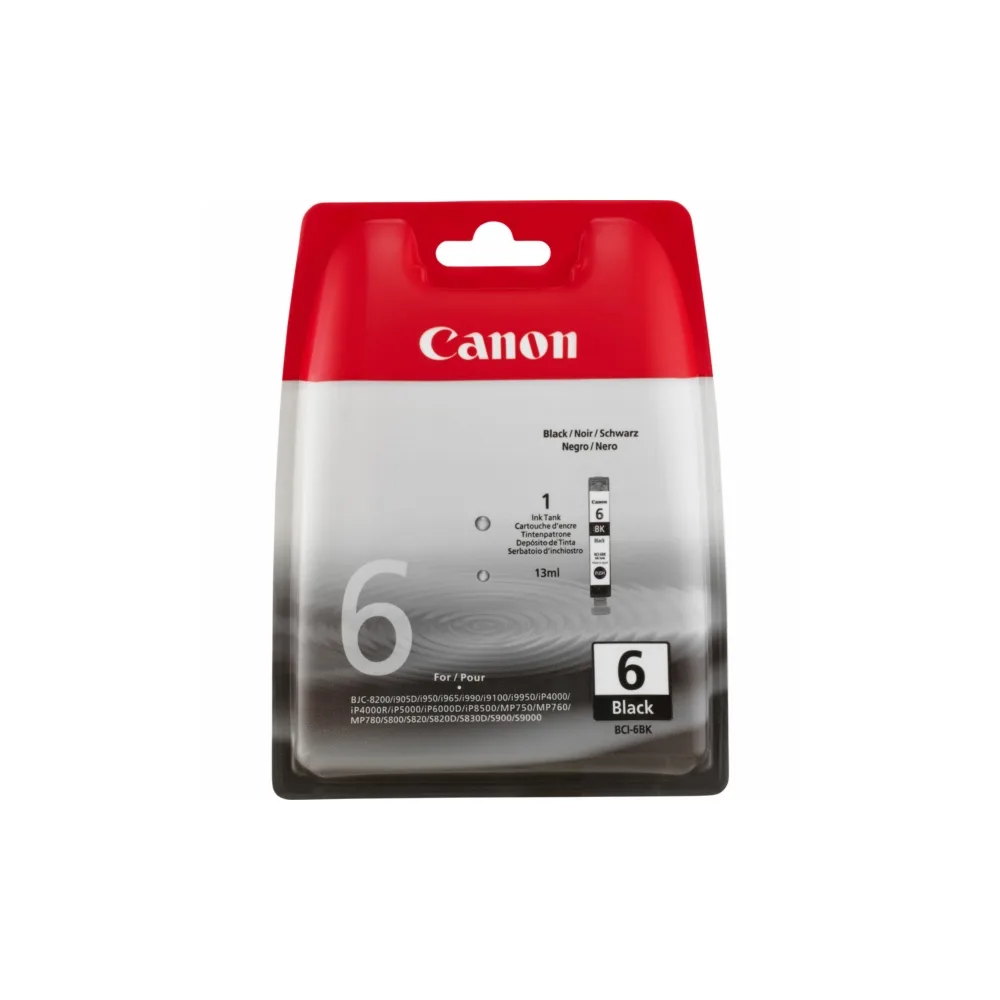 Original Canon 4705A002 / BCI6BK Tintenpatrone schwarz
