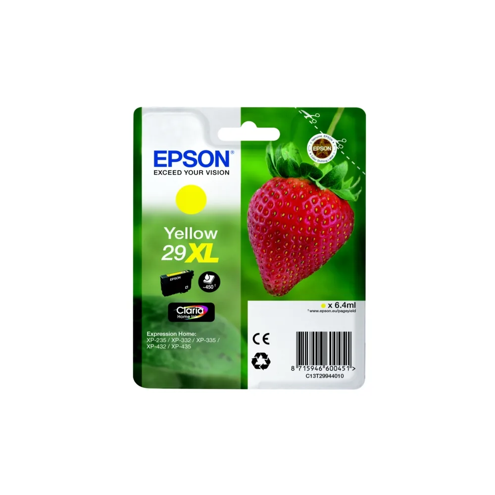 Original Epson C13T29944012 / 29XL Tintenpatrone gelb