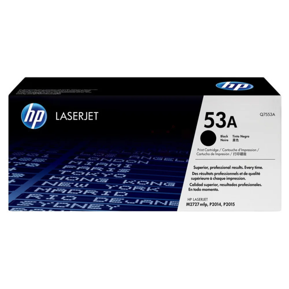 Original HP Q7553A / 53A Toner schwarz
