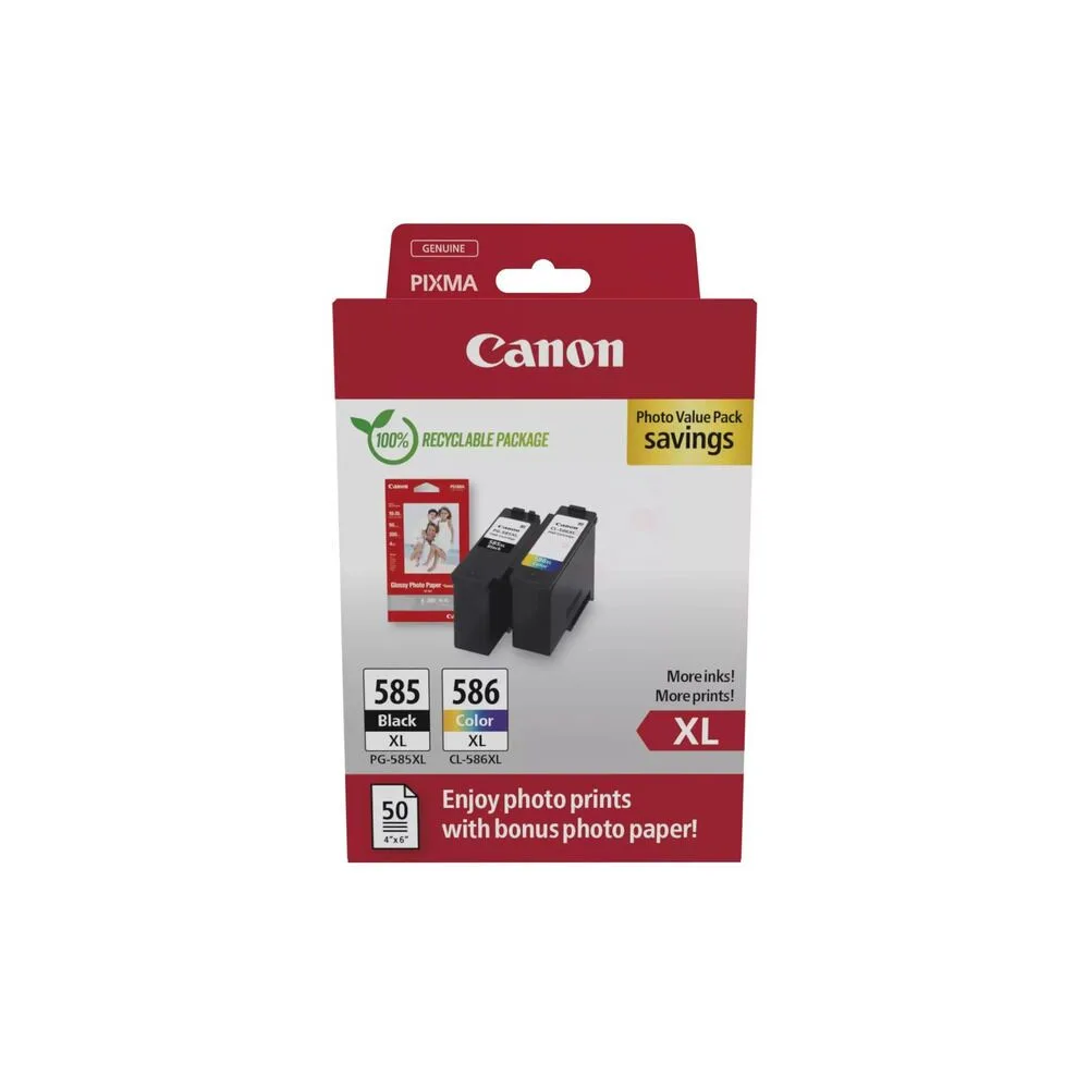 Original Canon 6204C005 / PG585XLCL586XL Tintenpatrone MultiPack