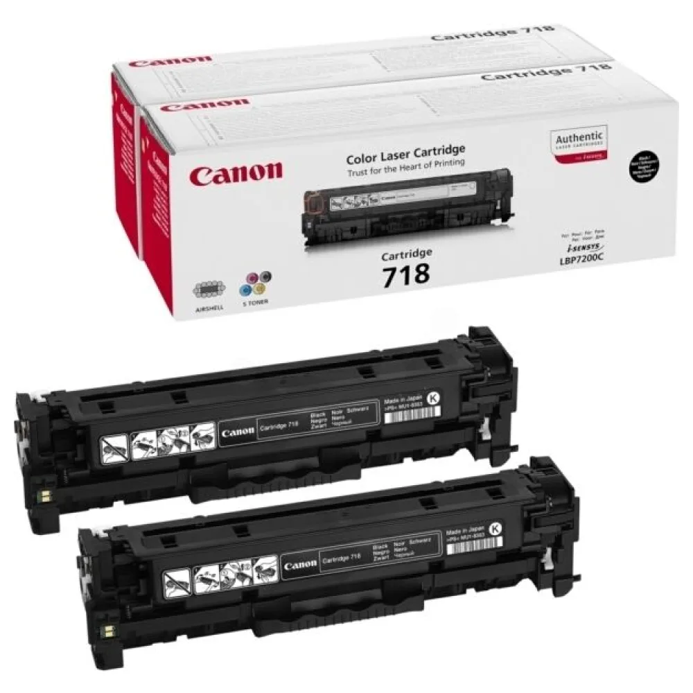 Original Canon 2662B005 / 718BKVP Toner schwarz