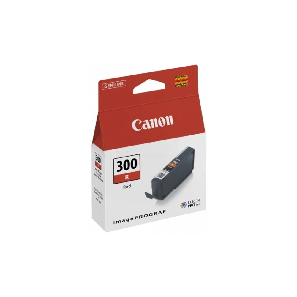 Original Canon 4199C001 / PFI300R Tintenpatrone rot