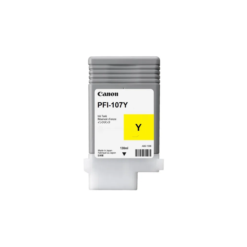 Original Canon 6708B001 / PFI107Y Tintenpatrone gelb