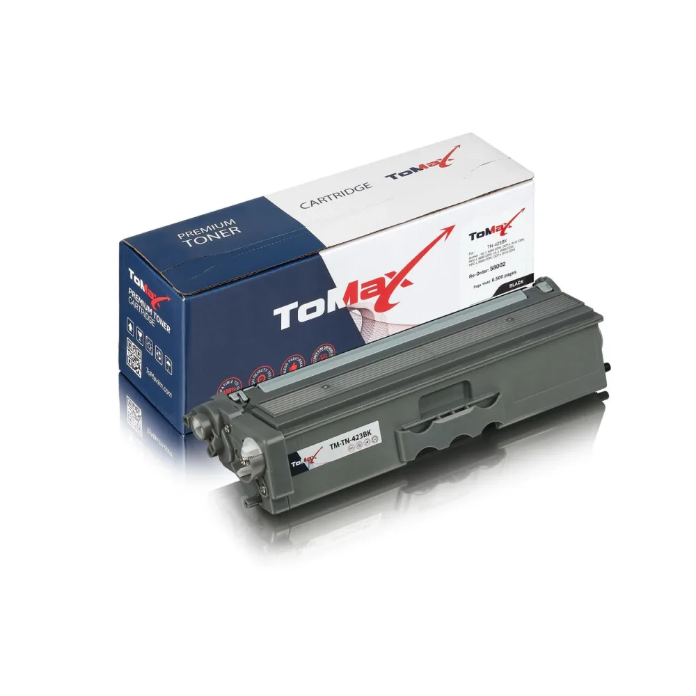 ToMax Premium ersetzt Brother TN-423BK Toner, schwarz