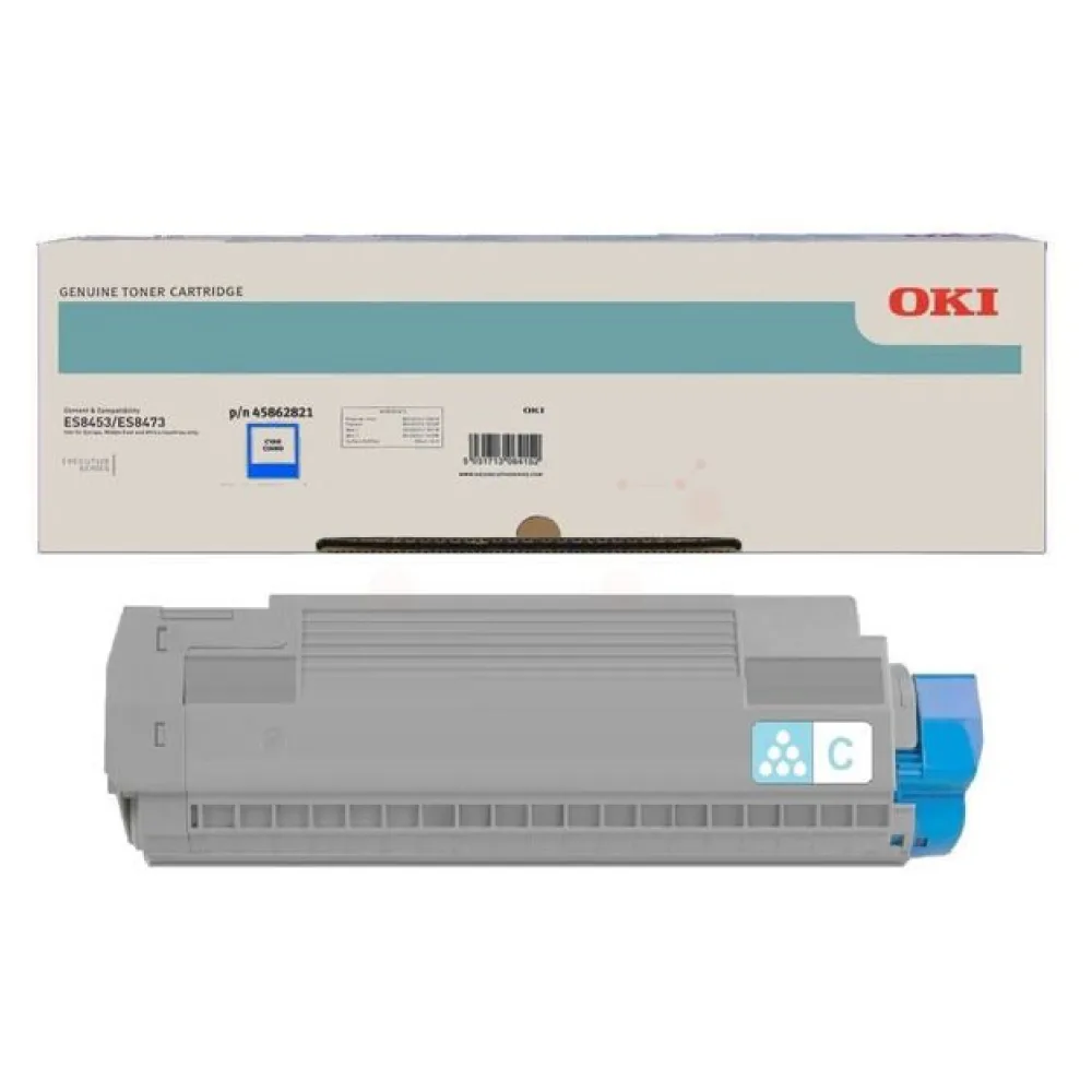 Original OKI 45862821 Toner cyan