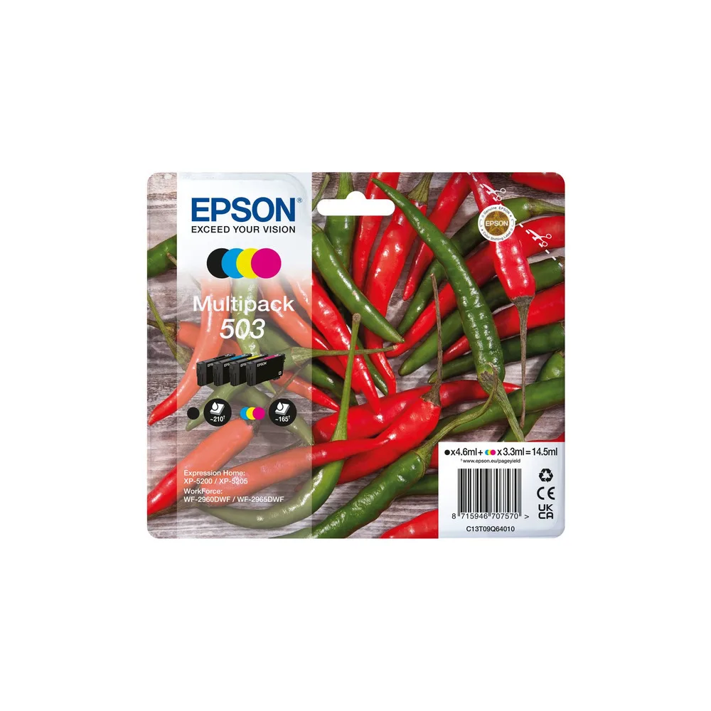 Original Epson C13T09Q64020 / 503 Tintenpatrone Multipack