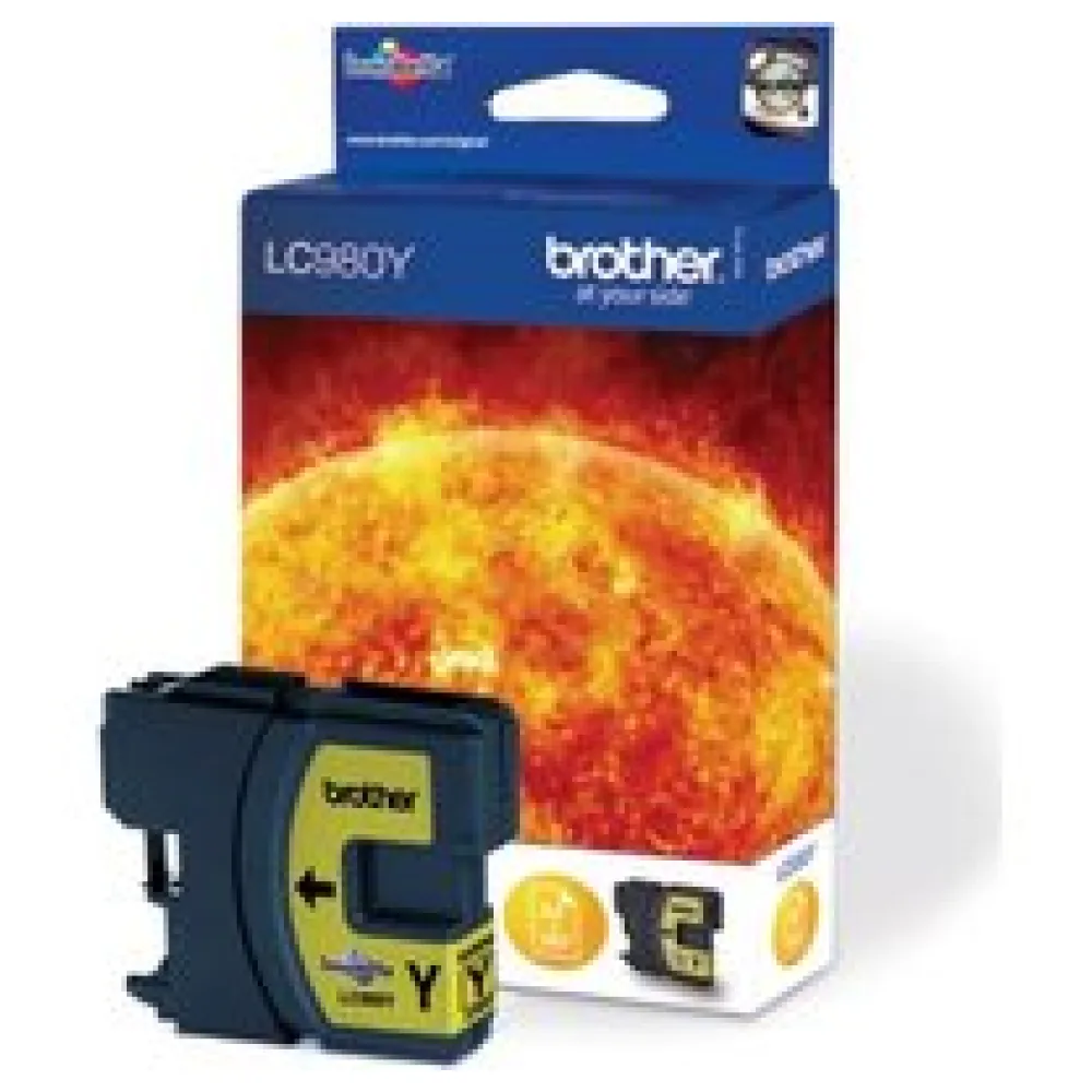 Original Brother LC980Y Tintenpatrone gelb – Bild 2