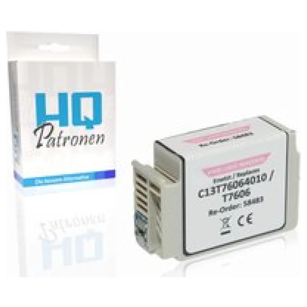 Kompatibel zu Epson C13T76064010 / T7606 Tintenpatrone, light magenta – Bild 2