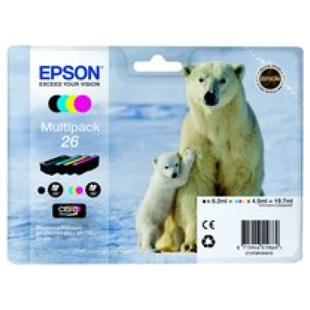 Original Epson C13T26164010 / 26 Tintenpatrone Multipack – Bild 2