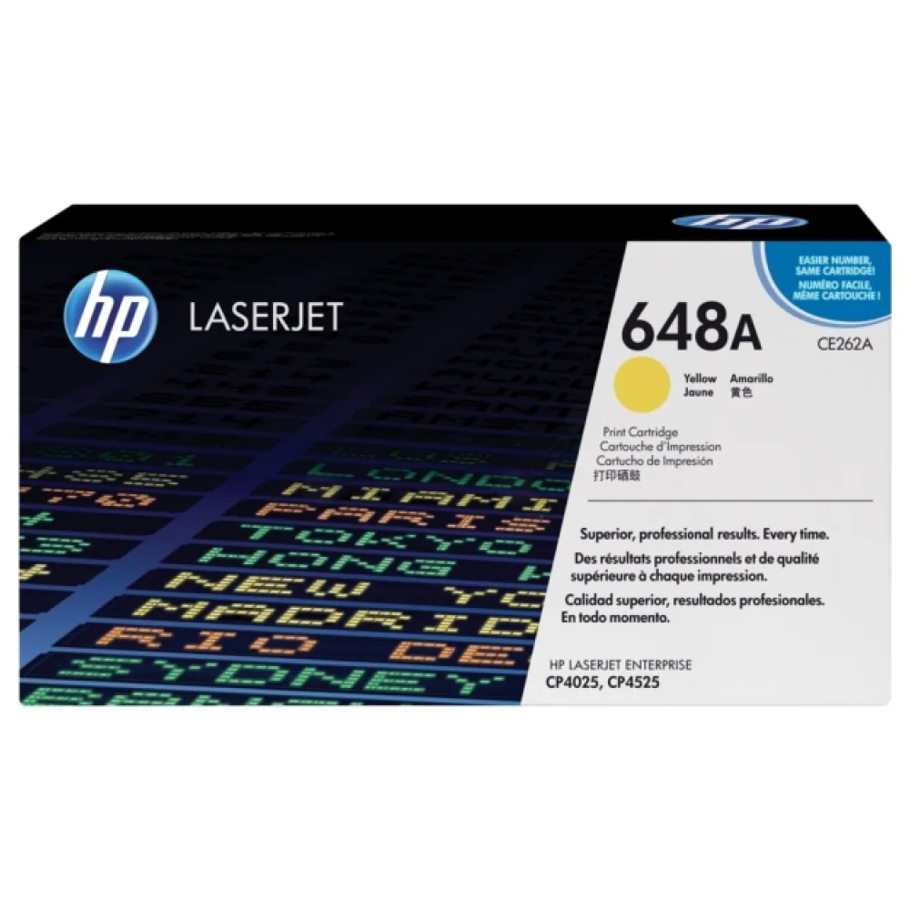 Original HP CE262A / 648A Toner gelb